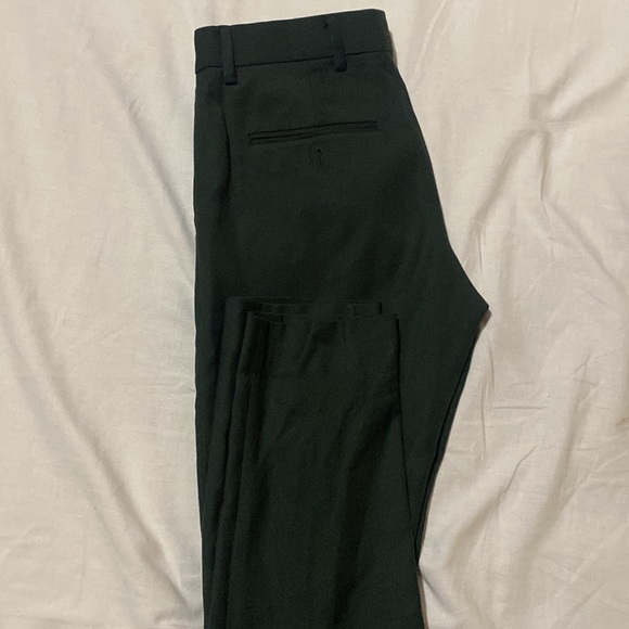Wool green club Monaco trousers size 28 - Picture 5 of 5